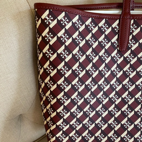 NEW Tory Burch Geo Logo Tote bag - Picture 6 of 8